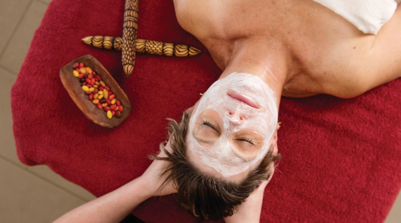 woman at a spa