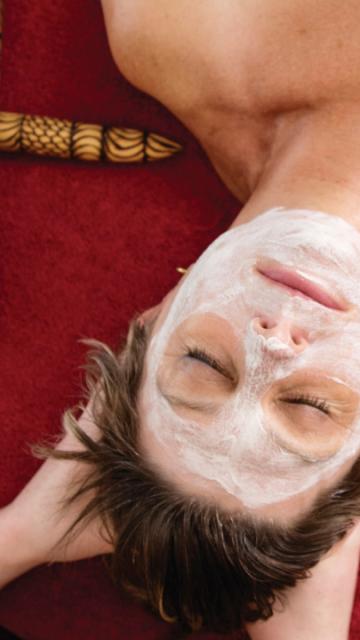 woman at a spa