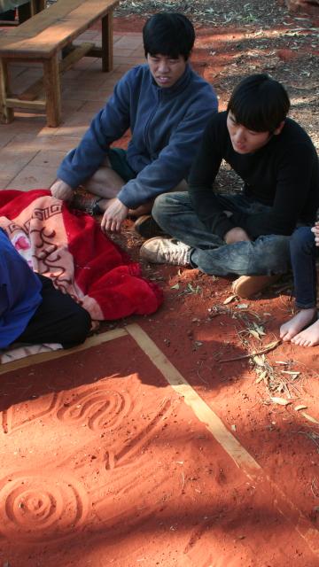 Painting demonstration
