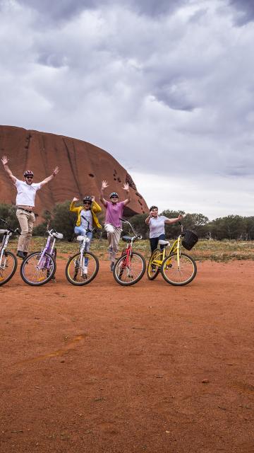 cycling group photo