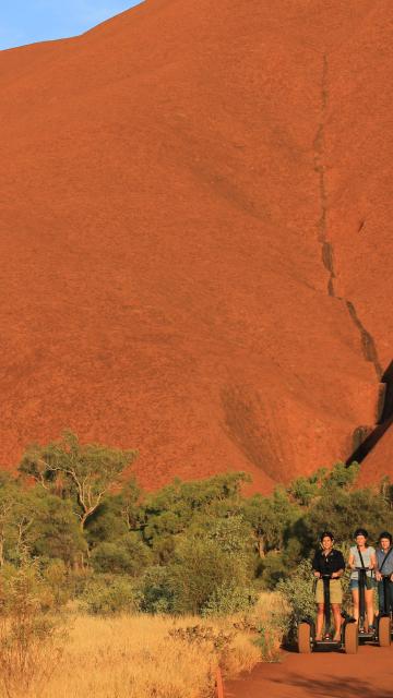segways past Uluru
