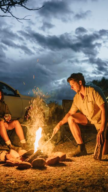 Campground Fire Image