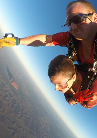 skydiving