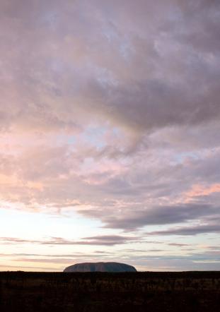 Uluru from a distance